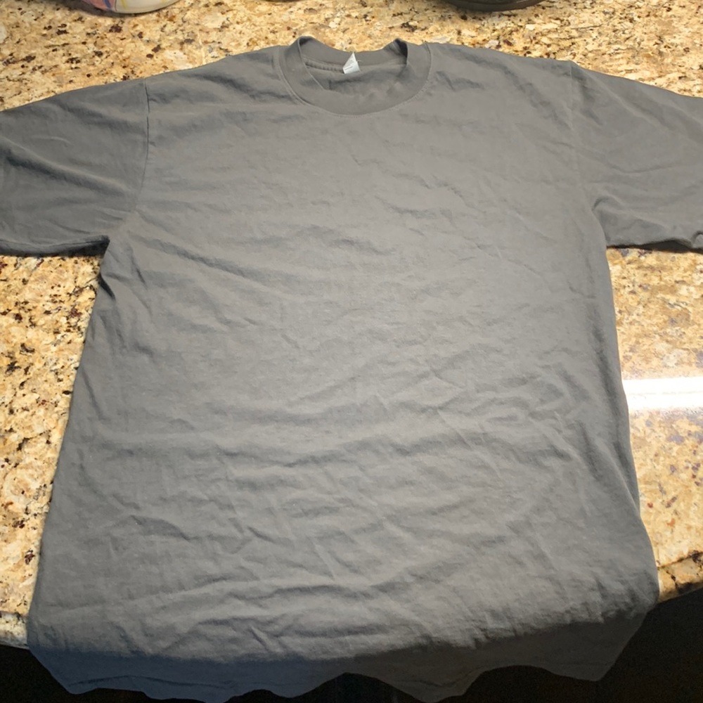 Garment dye crew neck tee shirt short sleeve casual top